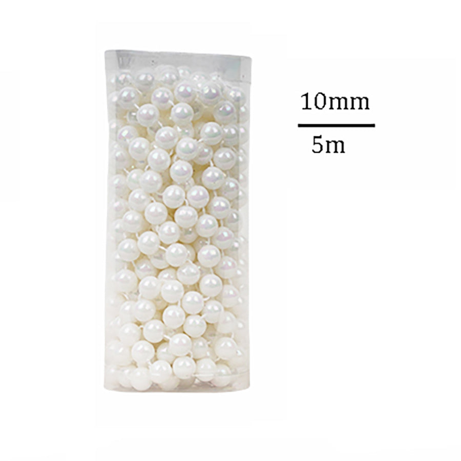 Razzle Beads Pearl 5m White