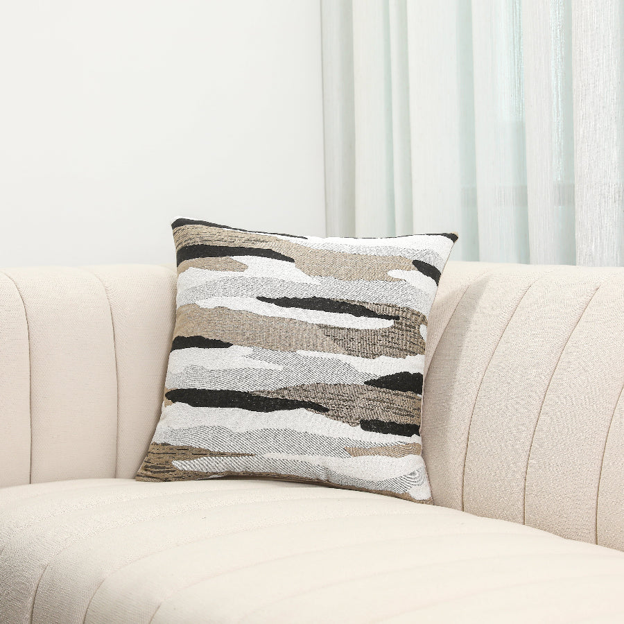 Mari Jacquard Soft Horizon Throw Pillowcase