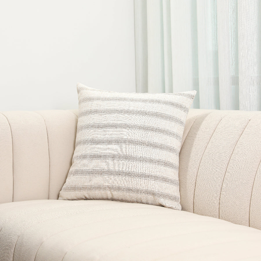 Maly Stripes Jacquard Throw Pillowcase