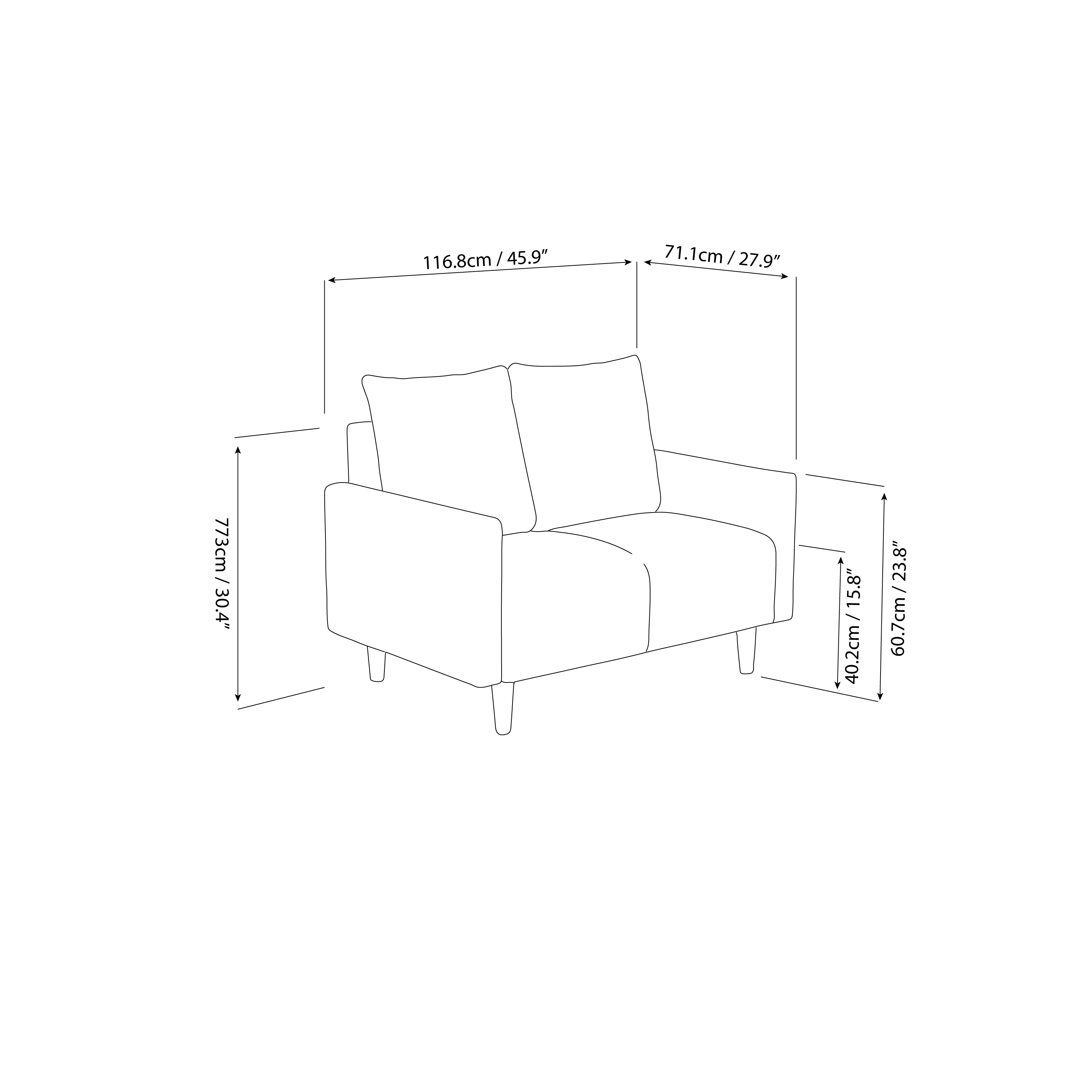 Kiwi 2 Seater Sofa