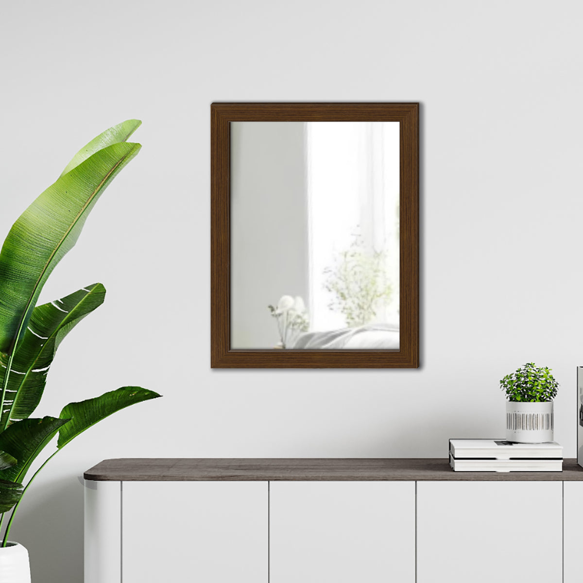 Jako Brown Teak Basic Mirror 30x40cm B1T1
