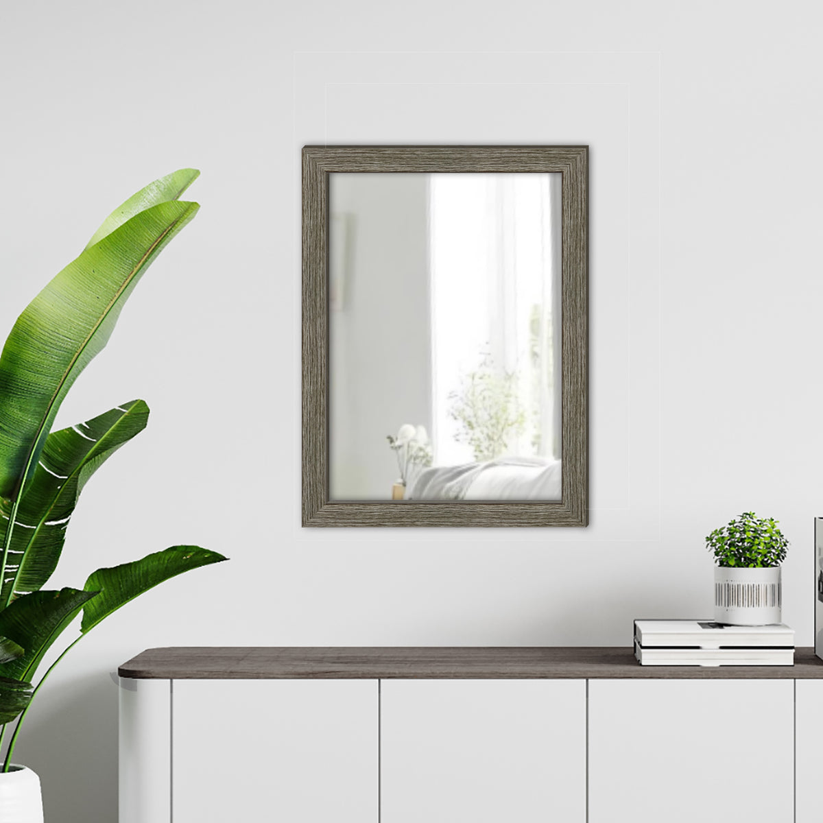 Jako Gray Oak Basic Mirror 30x40cm B1T1