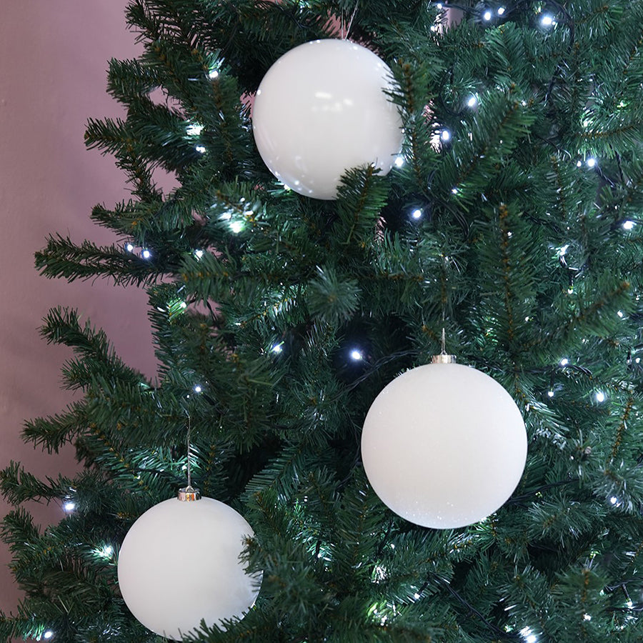 Yule White 15cm 3pc
