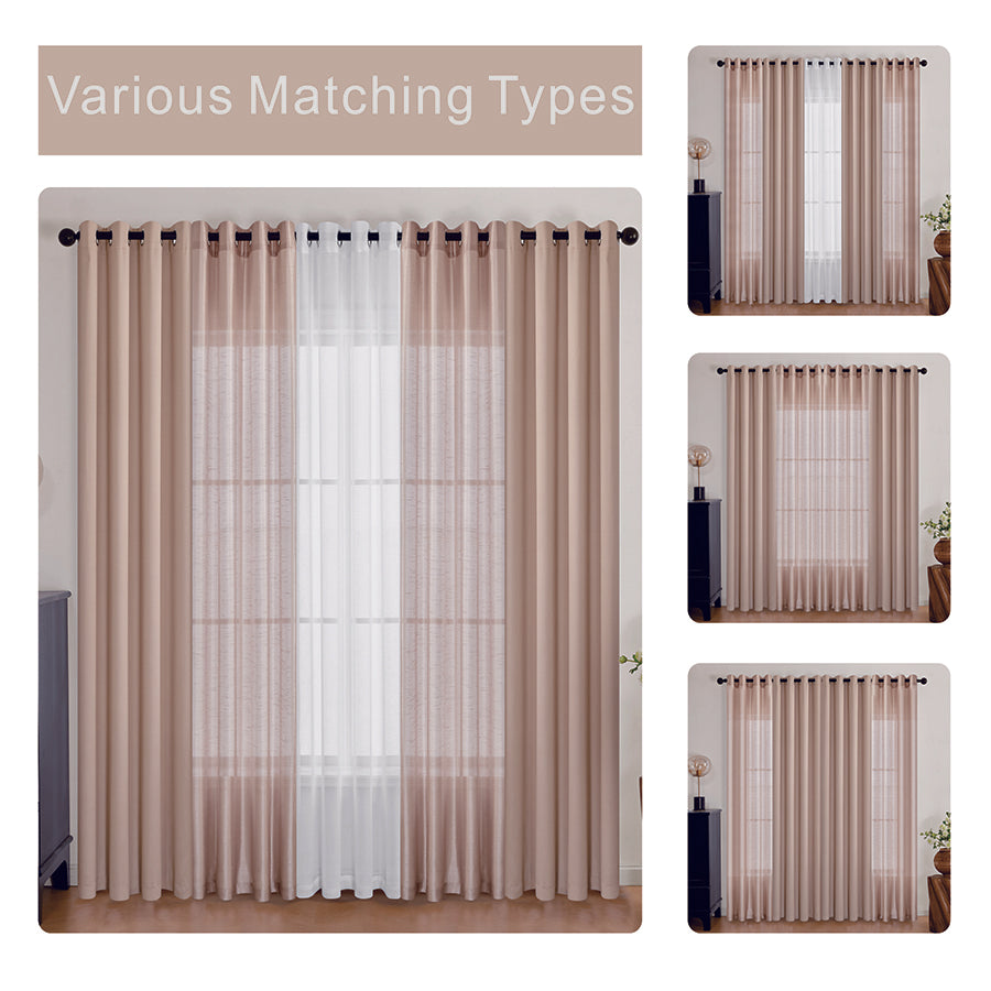Berend Plain Set Of 5 Curtains