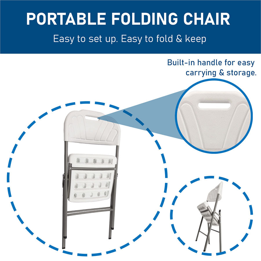 Anders Folding Chair White