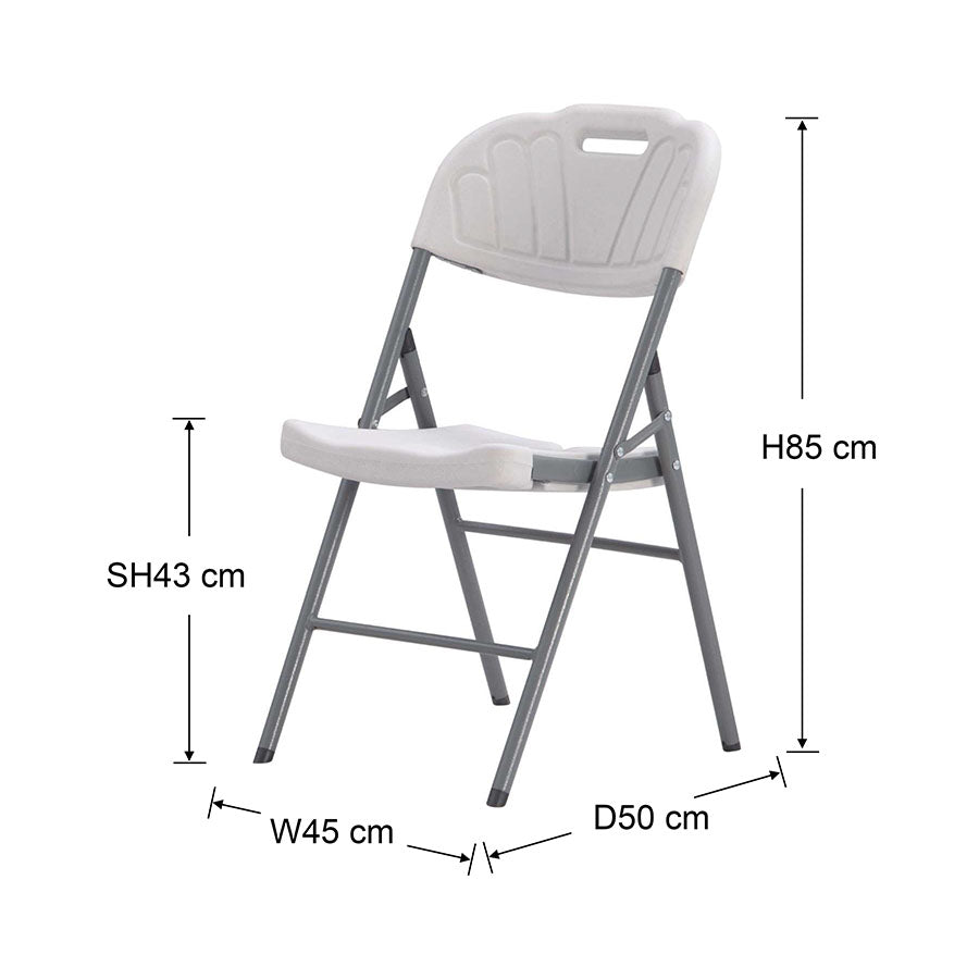 Anders Folding Chair White