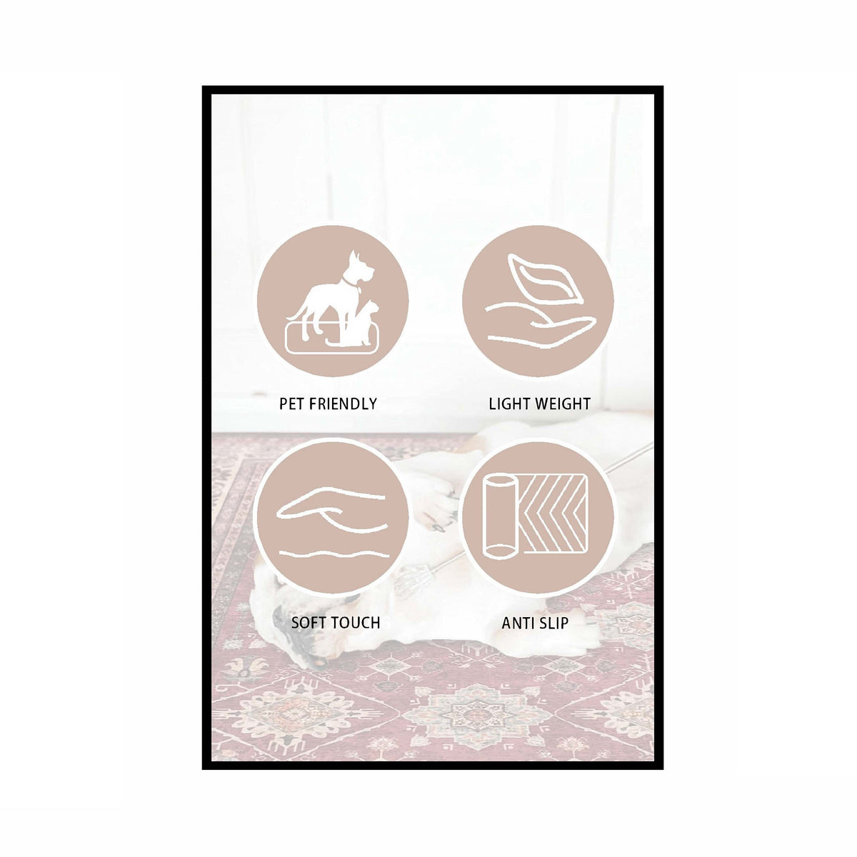 Serin Persian Kitchen Mat Set of 2