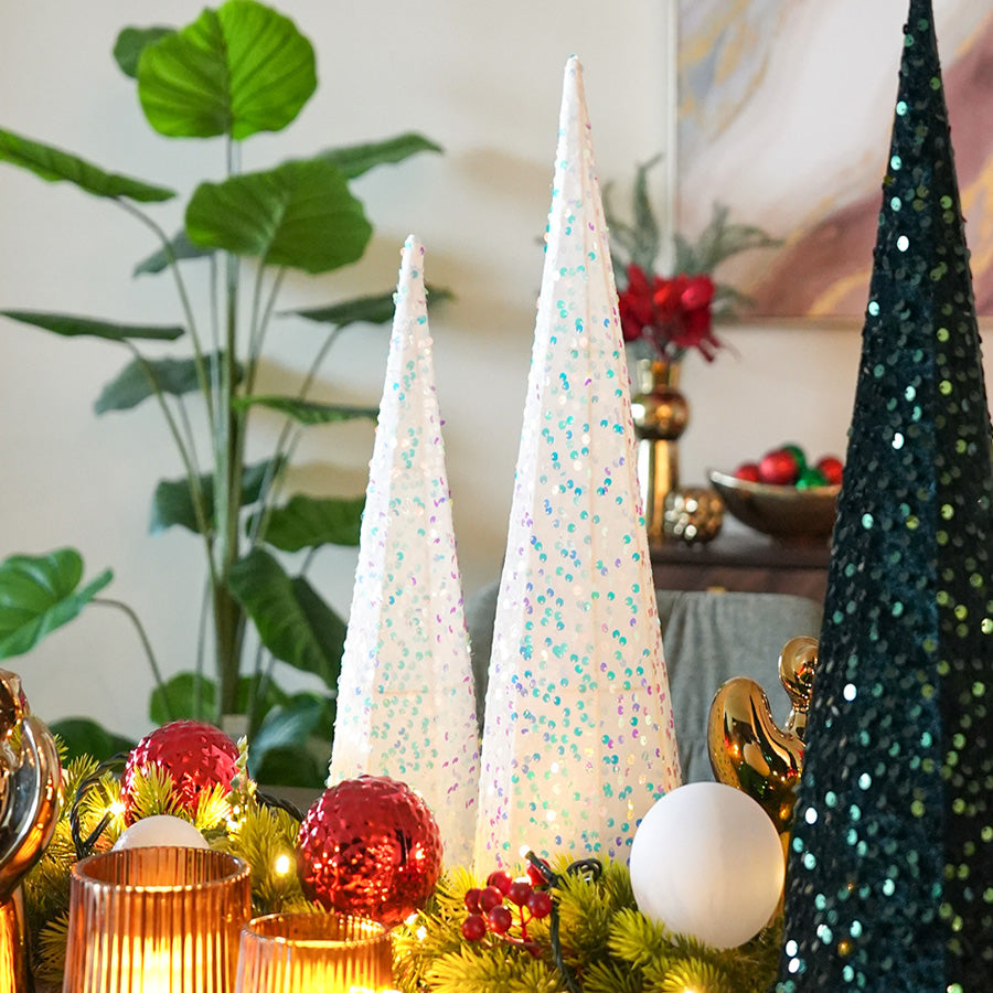 Yuletide Tree Table Top White