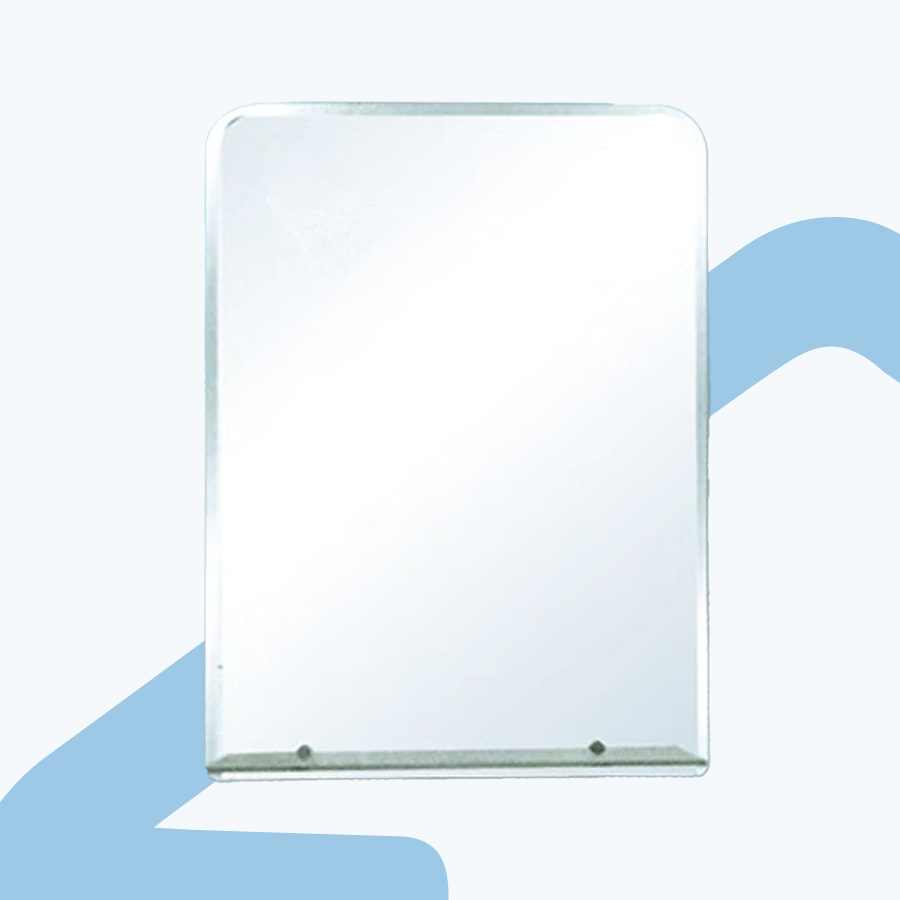 Plain Rectangle with Glass Shelf