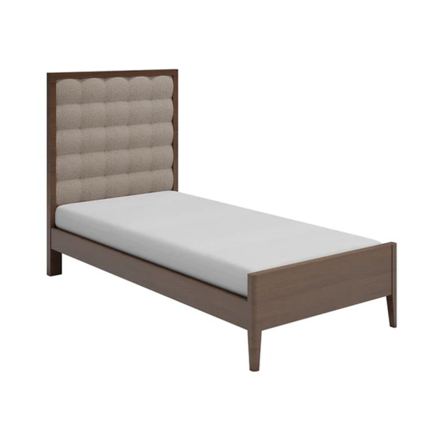 Adrianna 48x75" Bed - Walnut Brown