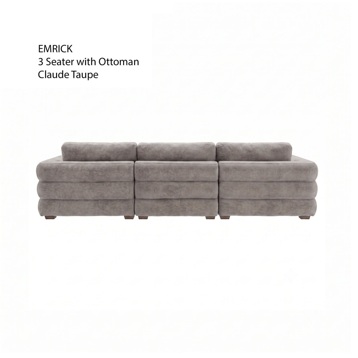 Emrick 3 Seater with Ottoman