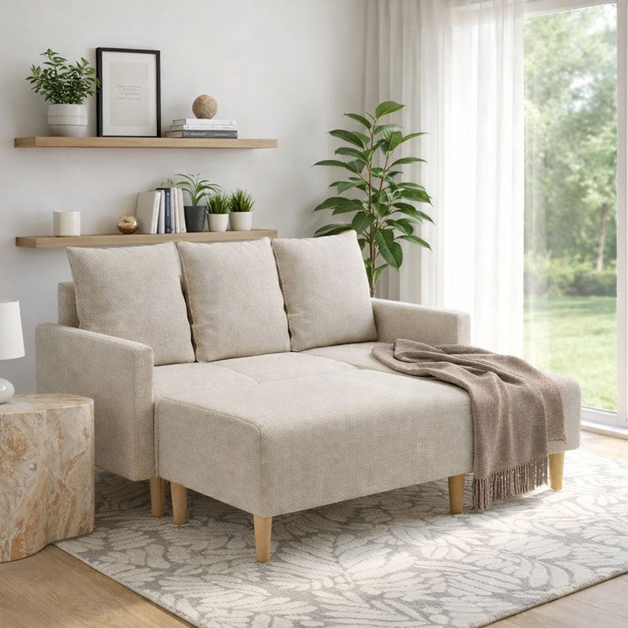 Kiwi 3 Seater L-Shape (Right Facing) with Bench