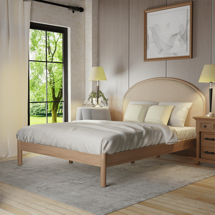 MORE BRAXTON OPTIONS Braxton Bed 60x75" - Oak Braxton Bed 60x75" - Oak Mandaue Foam