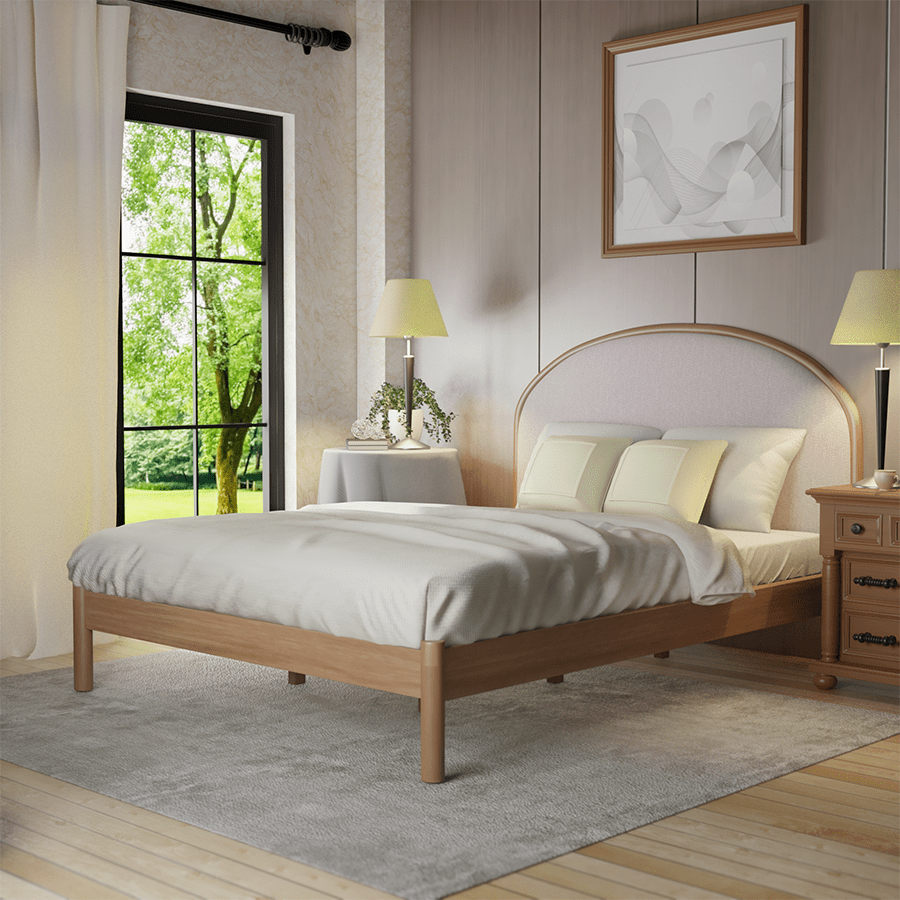MORE BRAXTON OPTIONS Braxton Bed 60x75" - Oak Braxton Bed 60x75" - Oak Mandaue Foam