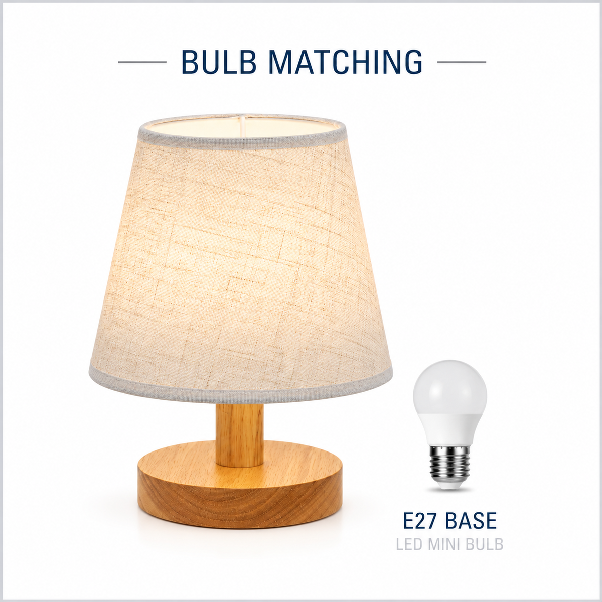 Meinik Mini Wood Table Lamp