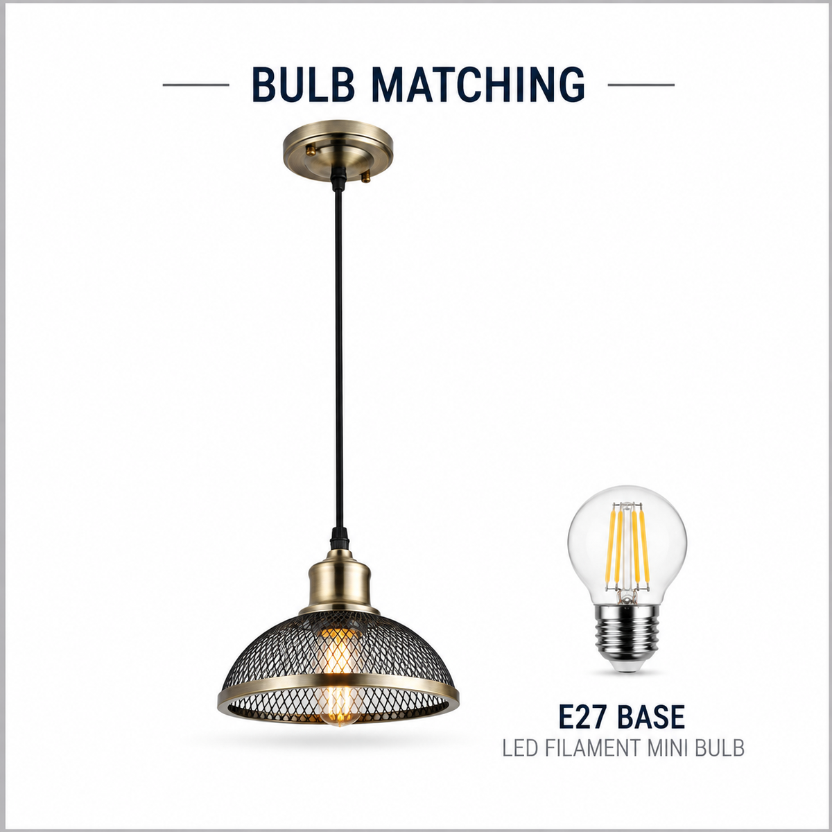 Gine Metal Mesh Pendant Light