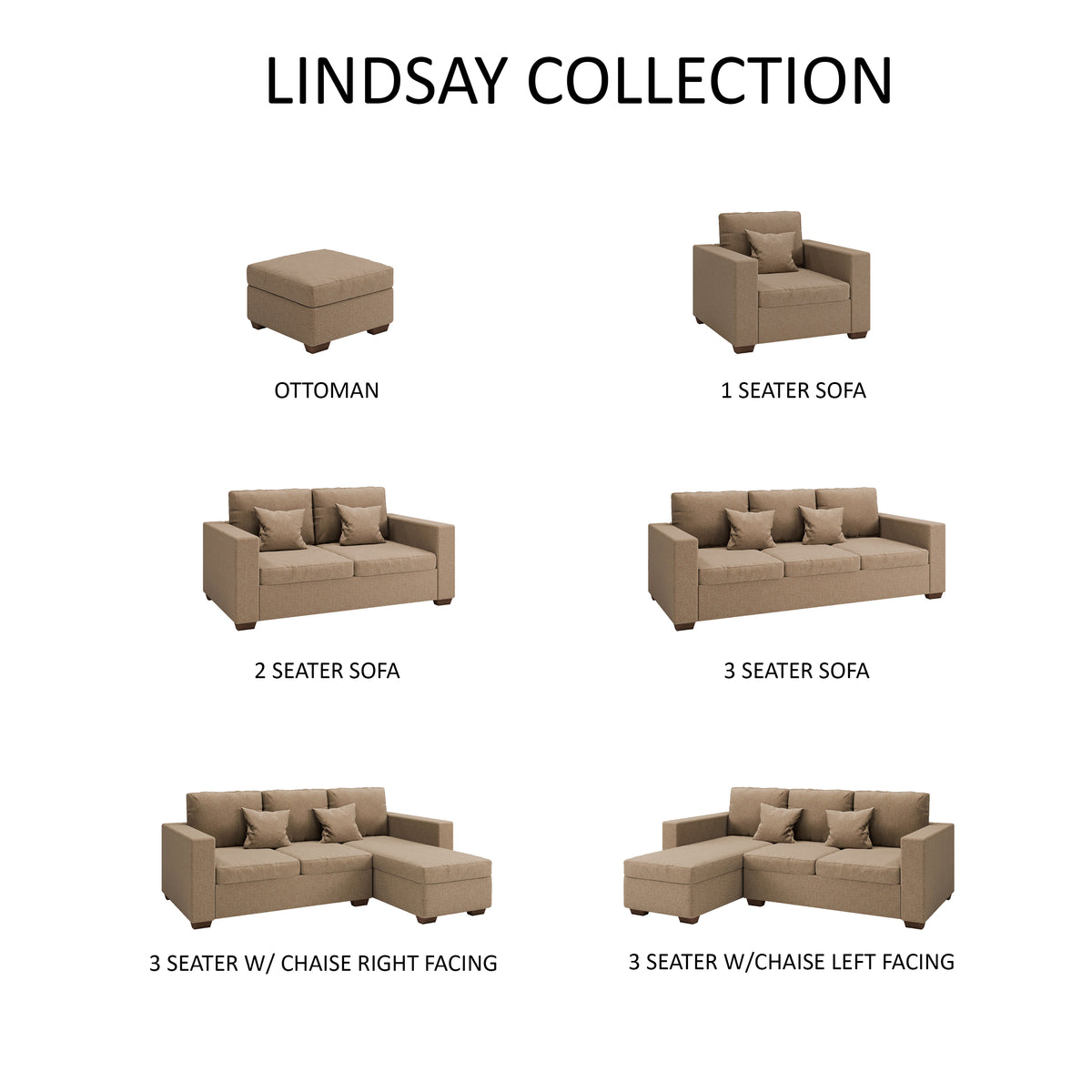 Lindsay 4 Seater Sofa