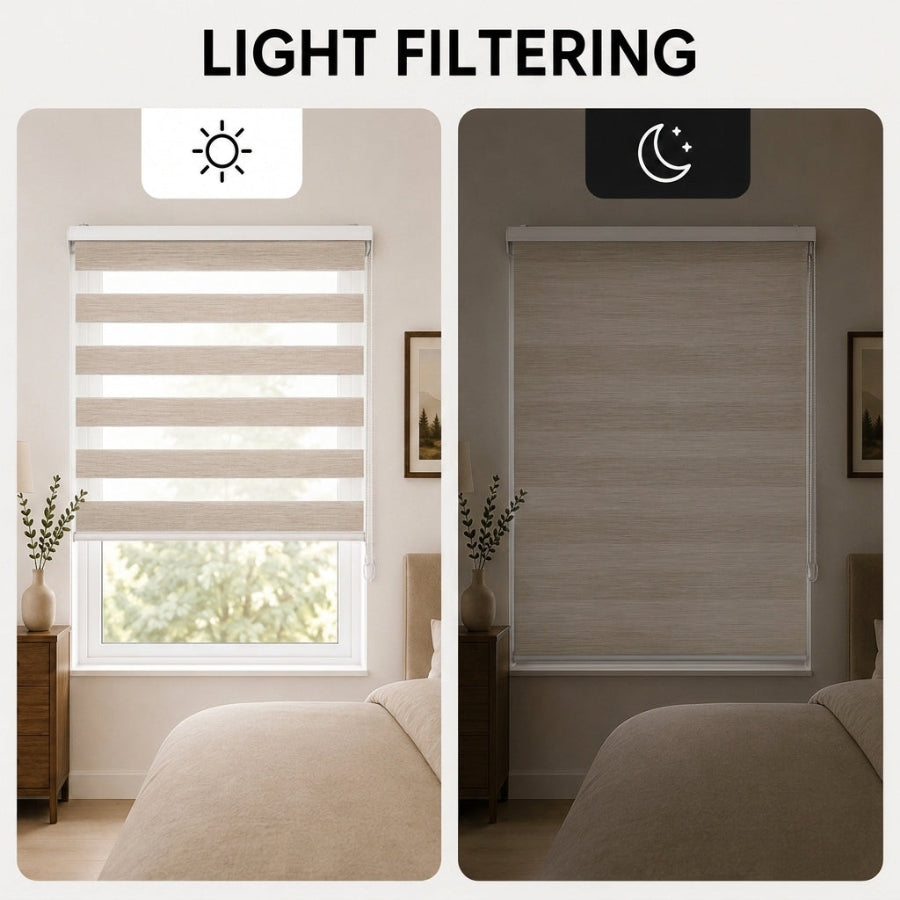 Sandshell Basic Zebra Blinds