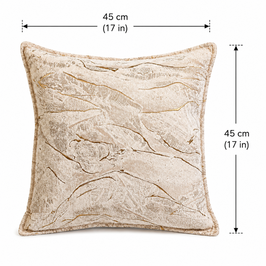Mari Jacquard Marble Throw Throw Pillowcase