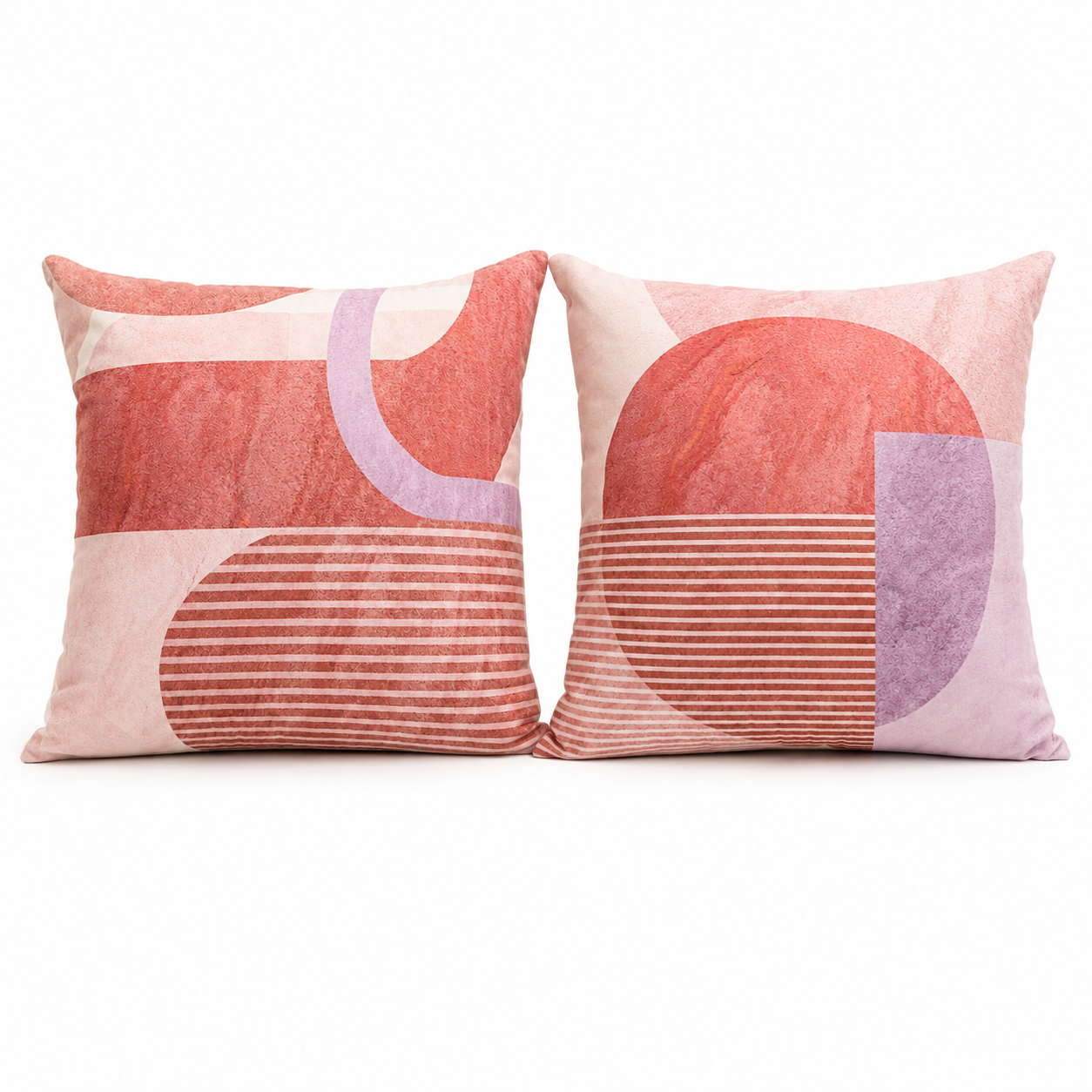 Lumi Soft Circles Throw Pillowcases Set of 2