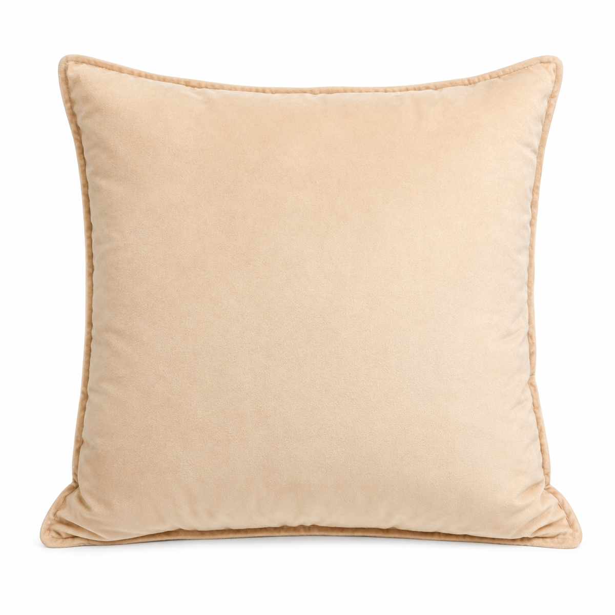 Mika Almond Buff Velvet Floor Pillowcase
