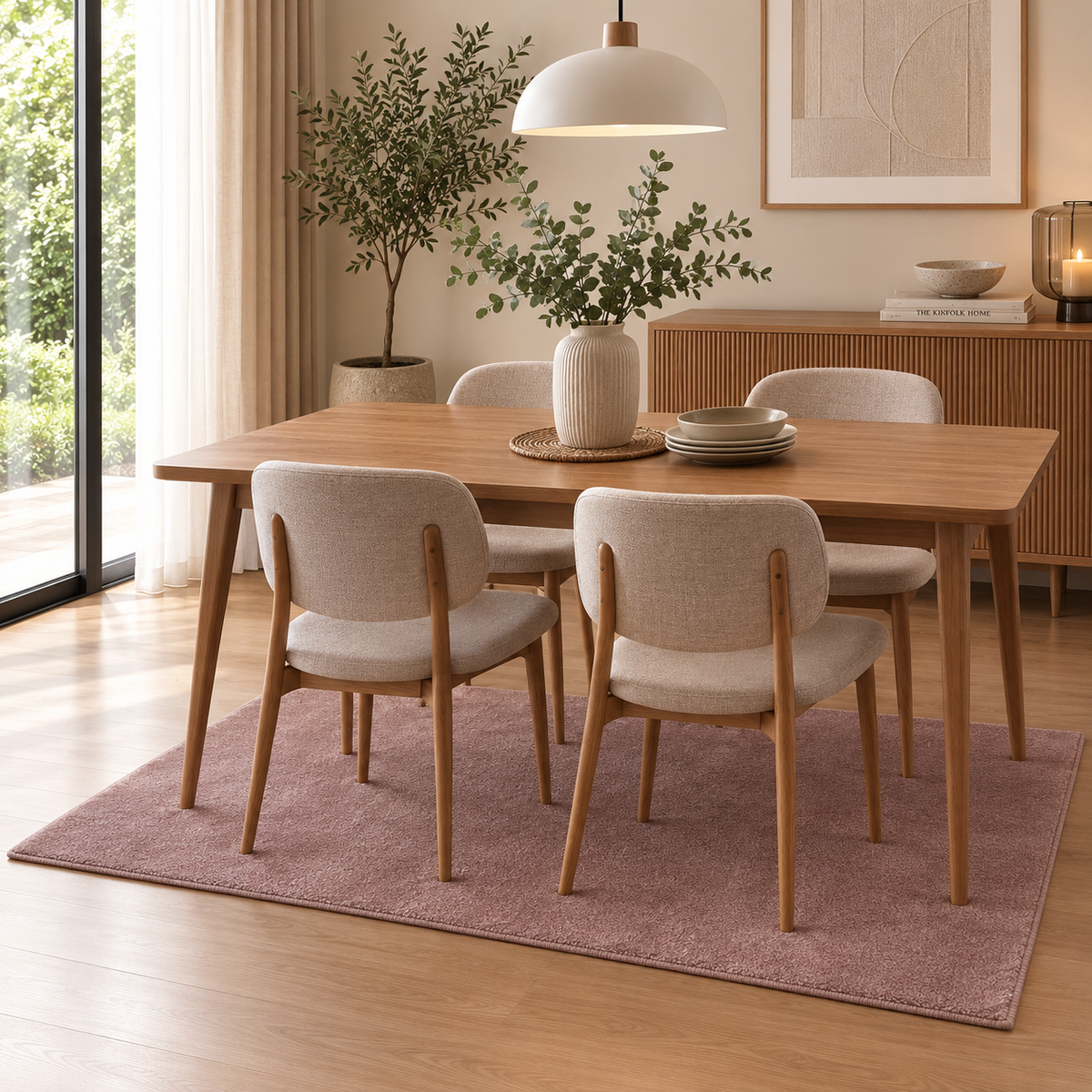 Aira Rosewood Shaggy Rug