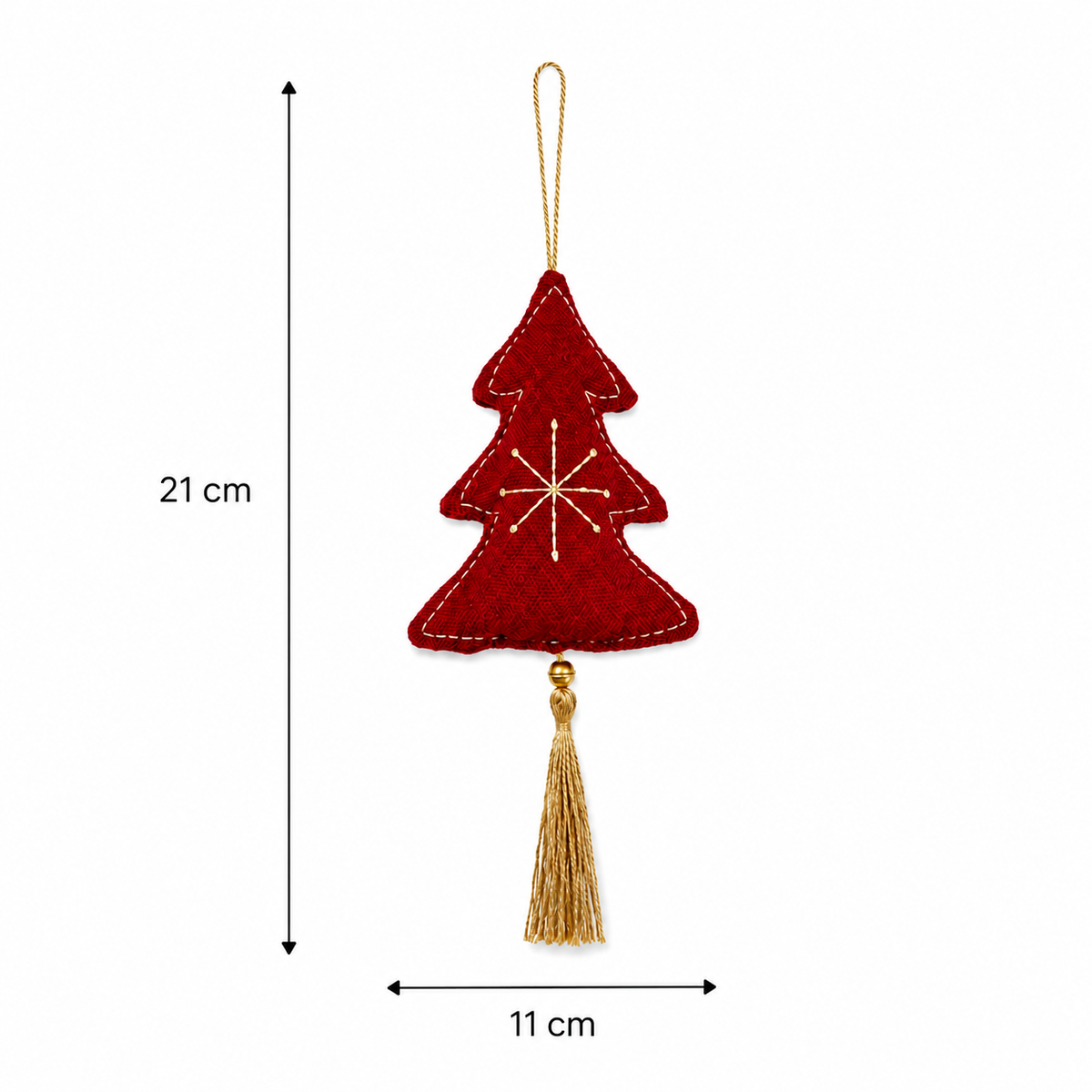 Red Velvet Tree with Tassel