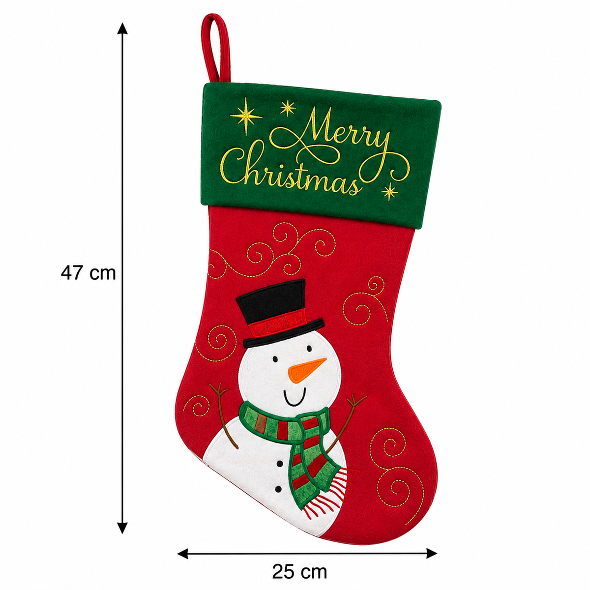 Slushy Snowman Stocking 47cm