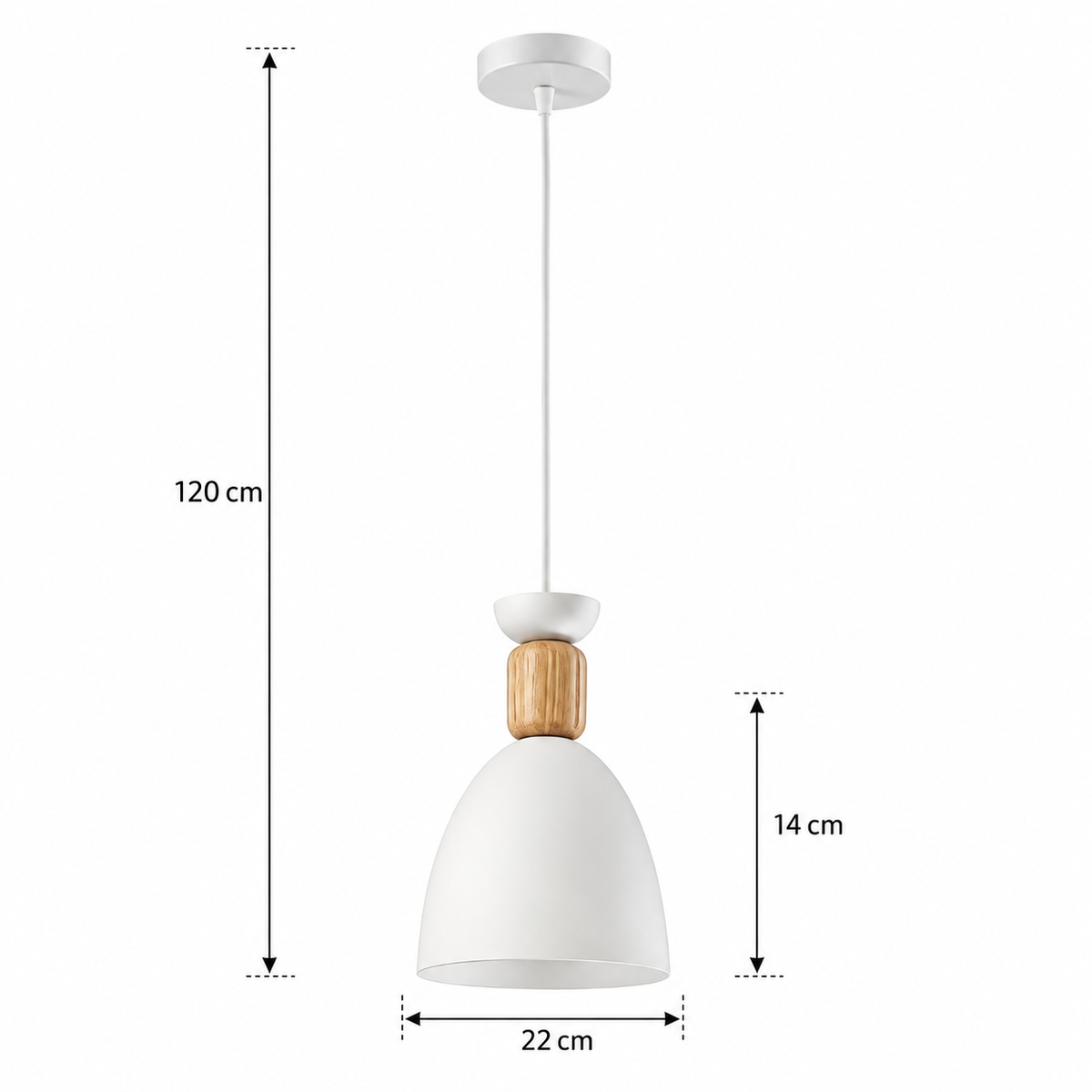 Thim Metal Pendant Light - 14 cm