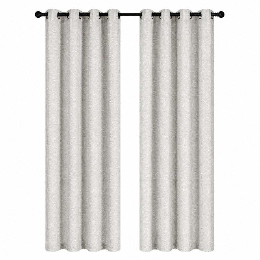 Alyce Taupe Crinkle Curtain