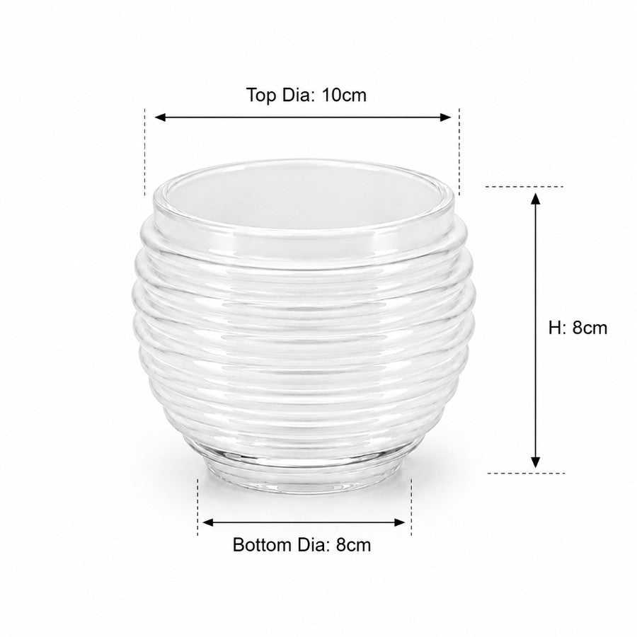 Curvy Ribbed 8cm