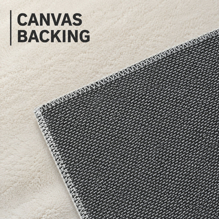 Ane Beige High-Low Embosed Rug