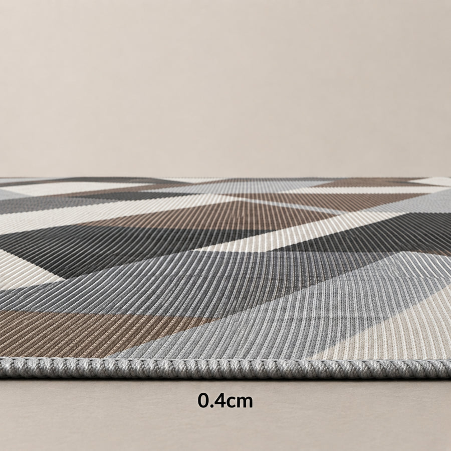 Asella Geo Printed Kitchen Rug Set of 2