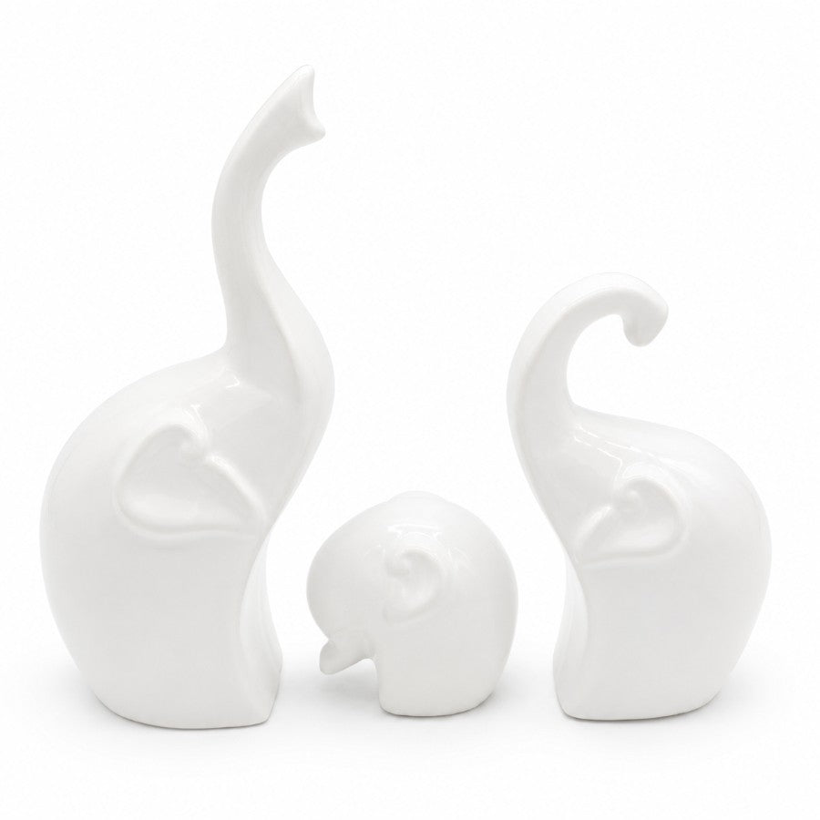 Lucky Trunk Elephant Set of 3