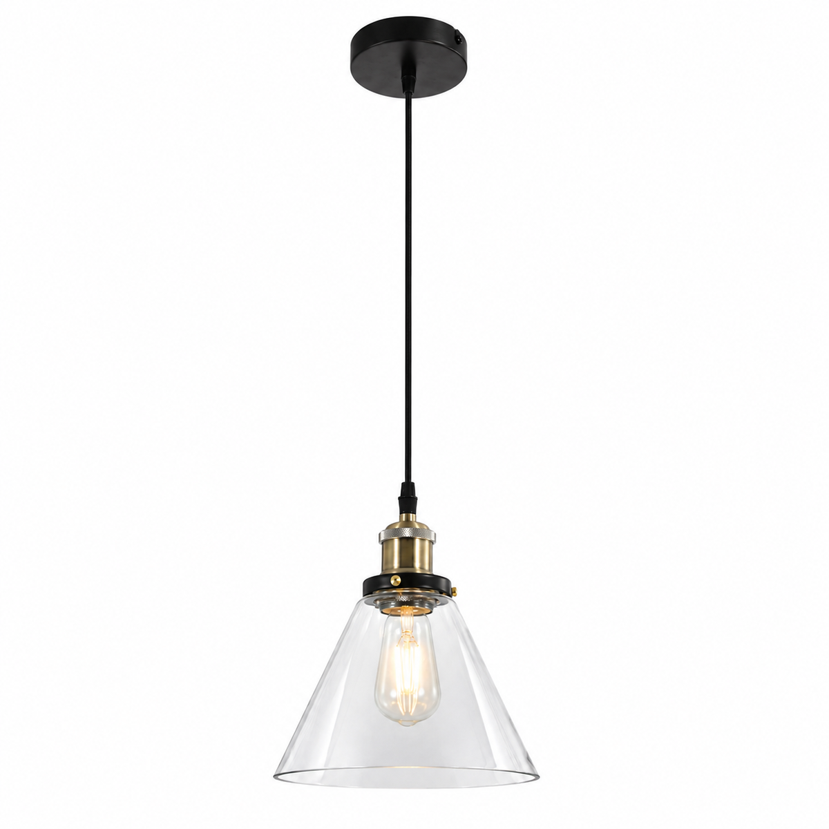 Minka Glass Pendant Light - 19 cm