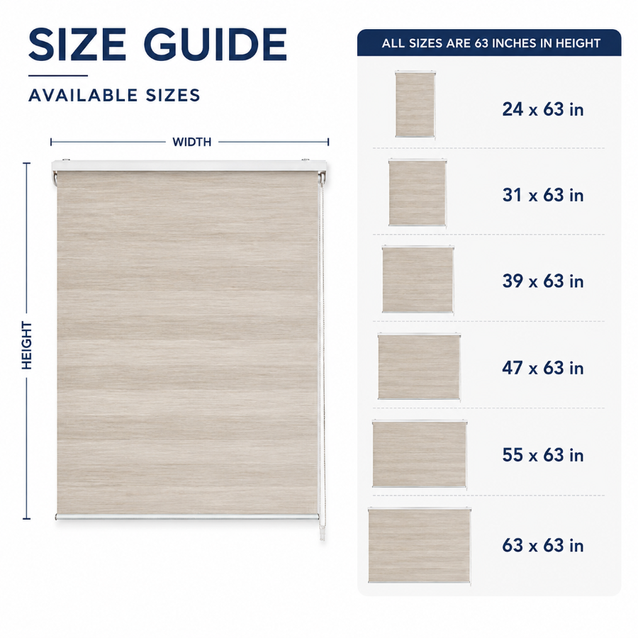 Sandshell Basic Zebra Blinds