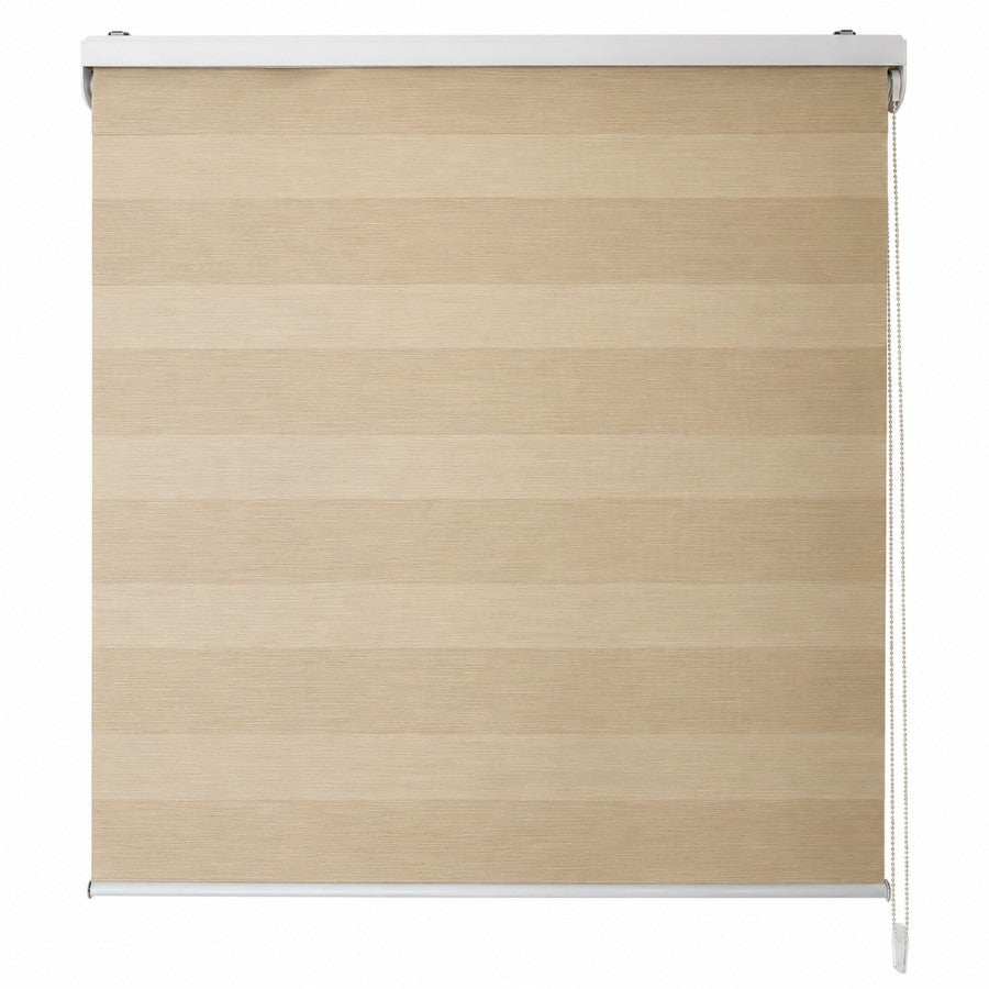 Beige Semi-Blackout Zebra Blinds