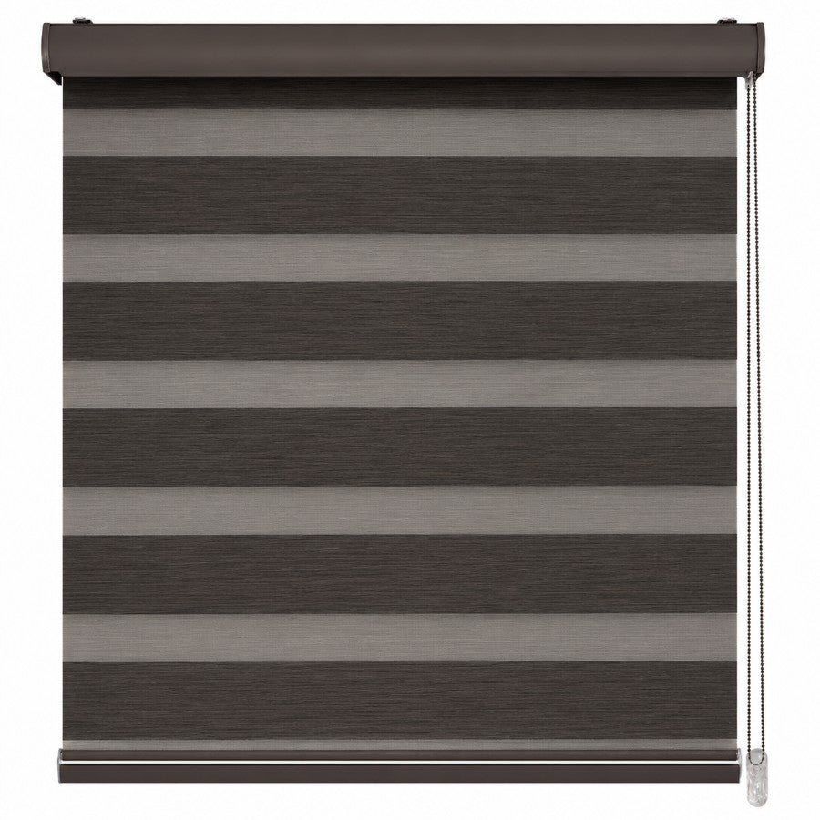 Bone Gray Blackout Zebra Blinds