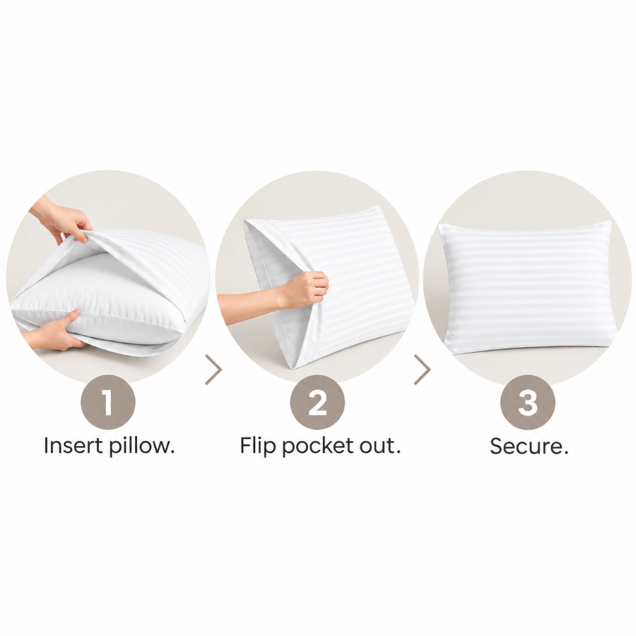 Basic White Plain Sheet 3pc Set
