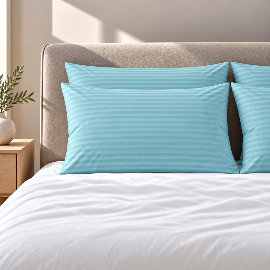 Basic Duck Egg Plain Pillowcases