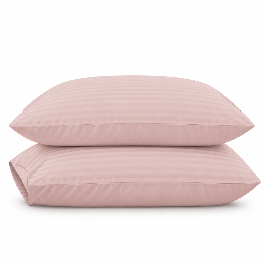Basic Rose Dust Plain Pillowcases