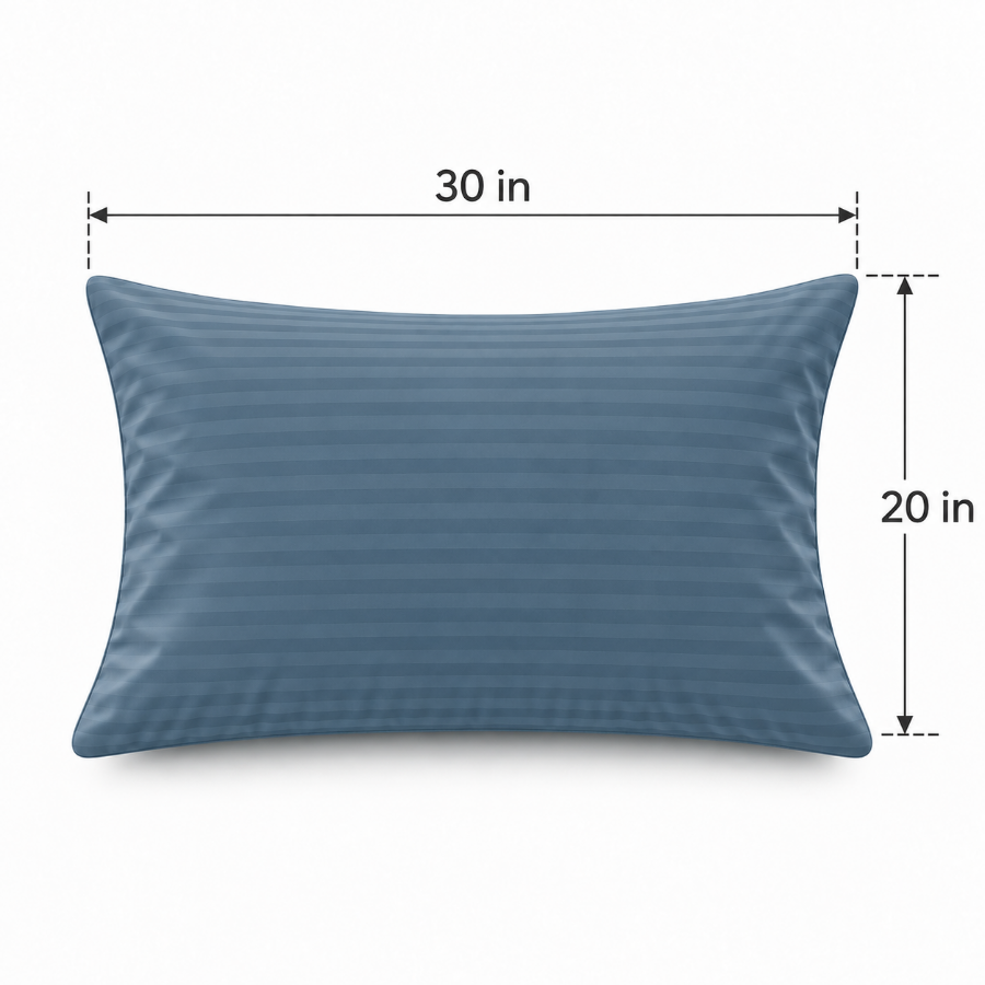 Basic Cool Gray Plain Pillowcases