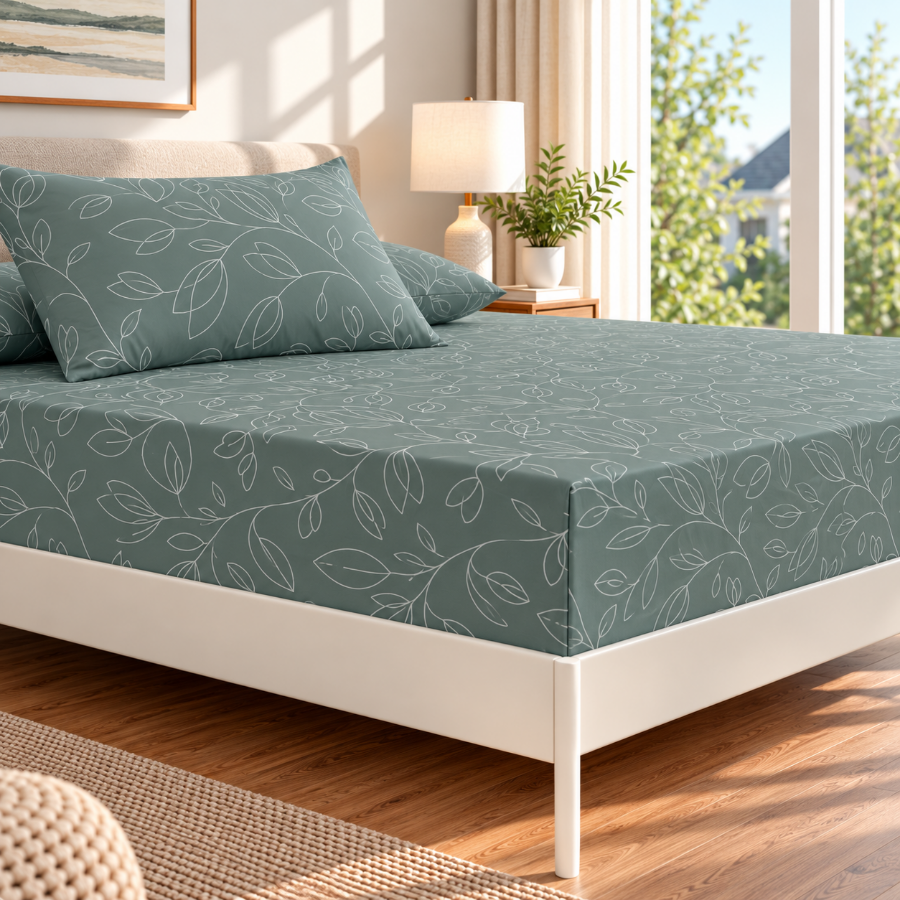 Zell Basic Printed 3pc Sheet Set