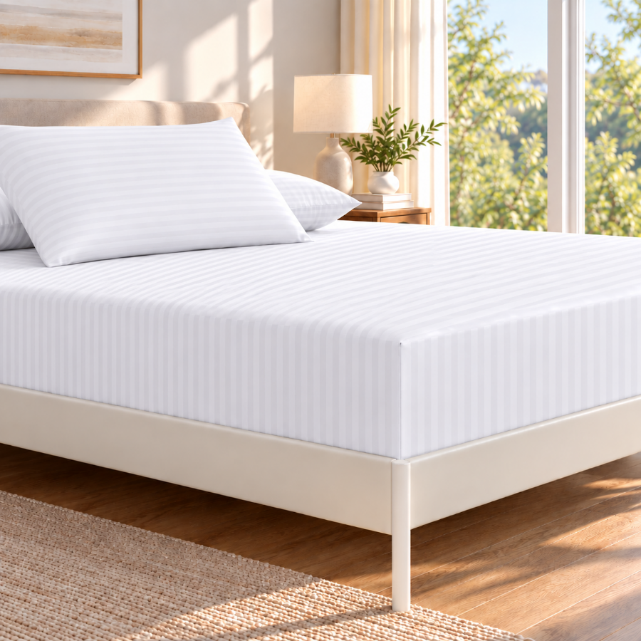 Basic White Plain Sheet 3pc Set