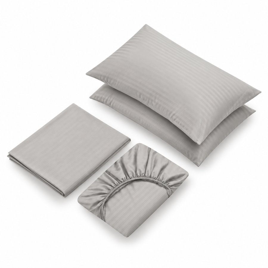 Basic Espresso Plain 4pc Sheet Set
