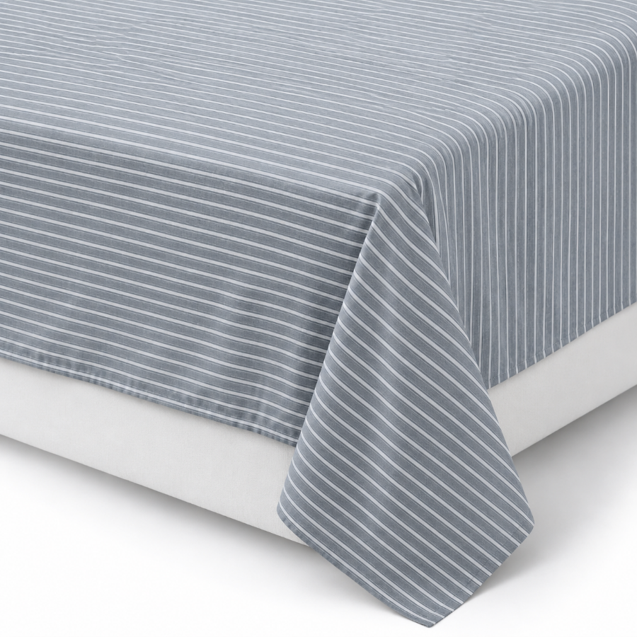 Reversible Stripe Stardew 4pc Flat Sheet Set