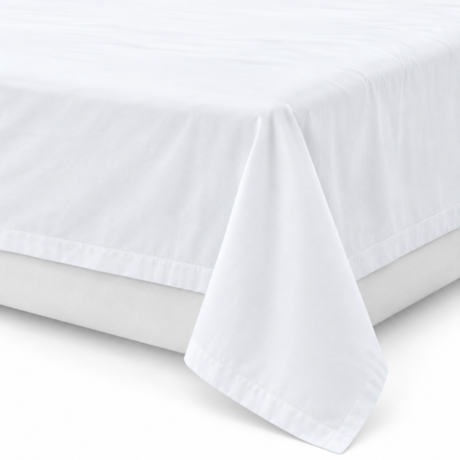 Super Soft White 4pc Flat Sheet Set