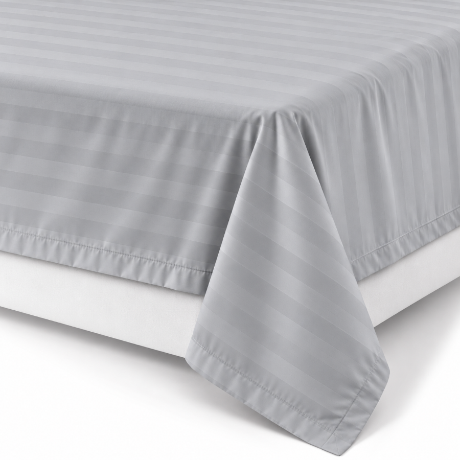 Basic Gray Plain 4pc Sheet Set
