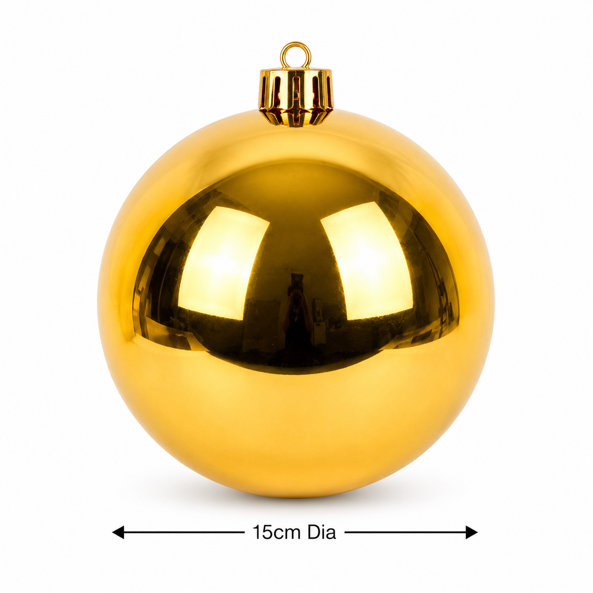 Yule Gold 15cm 3pc
