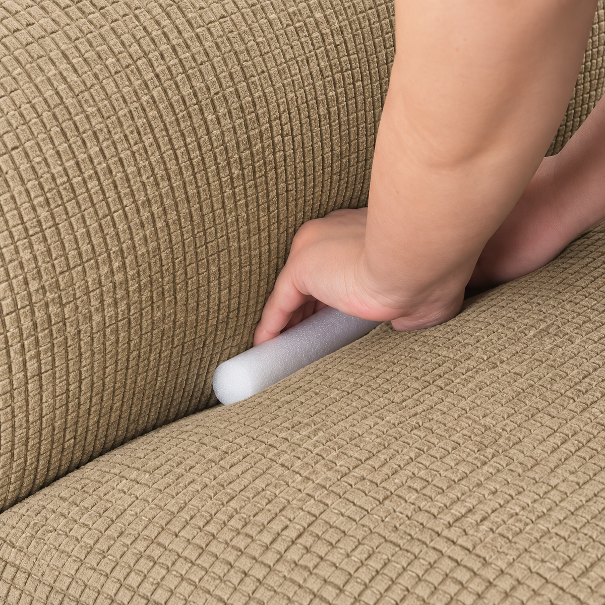 Stretchable Sofa Protector Taupe